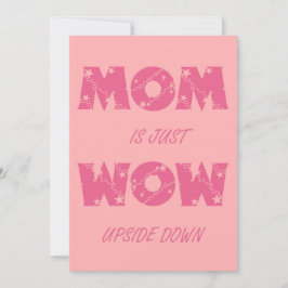 Mamma är bara Wow Julkort