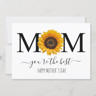 Mamma är den bästa Mors dag-Personligen Kort