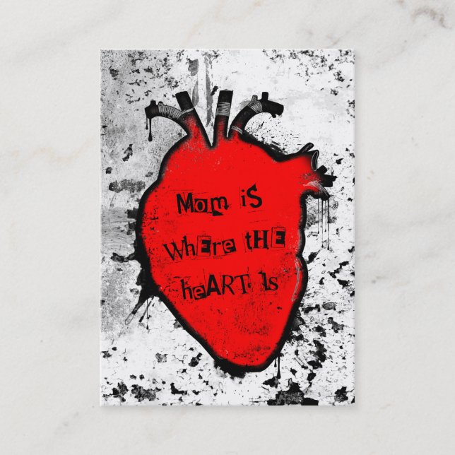 mamma är det anatomiska hjärtat (Framsida)