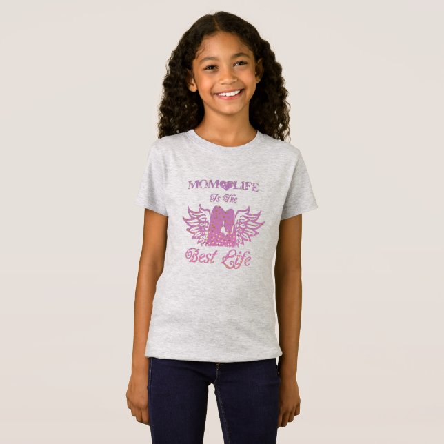 Mamma är det bästa livet T-Shirt (Hel framsida)