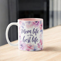 Mamma är det bästa livet | Vattenfärgen Blommigt M
