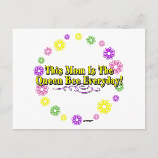 Mamma är drottningen Bevare-vardagsformen FlowerRi Vykort