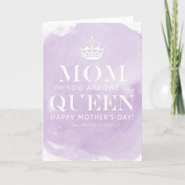 Mamma är drottningen | Mors dag-kort Kort