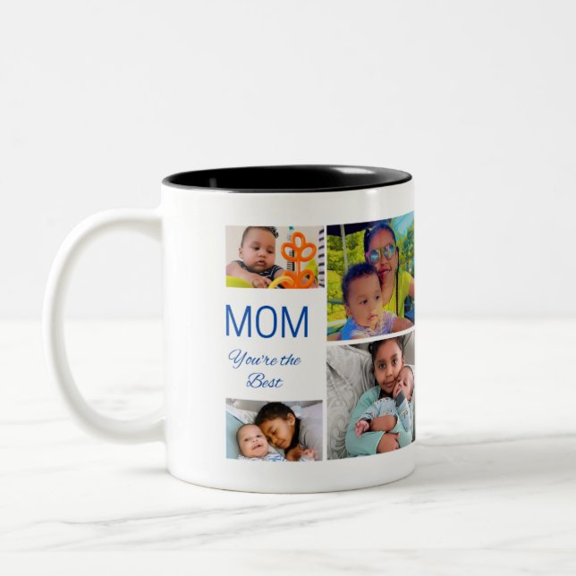 MAMMA ÄR DU BÄSTA Två-Tonad MUGG (Vänster)