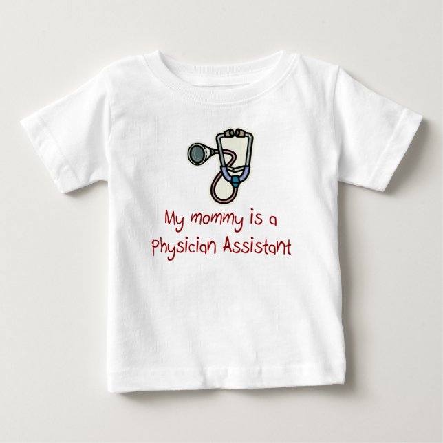 Mamma är en läkarassistent Baby T-Shirt (Framsida)