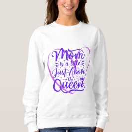 Mamma är en titel strax ovanför drottningen t shirt