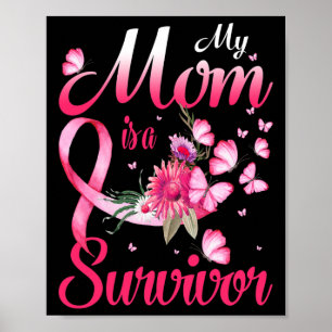 Mamma är ett medvetande om bröstcancer poster