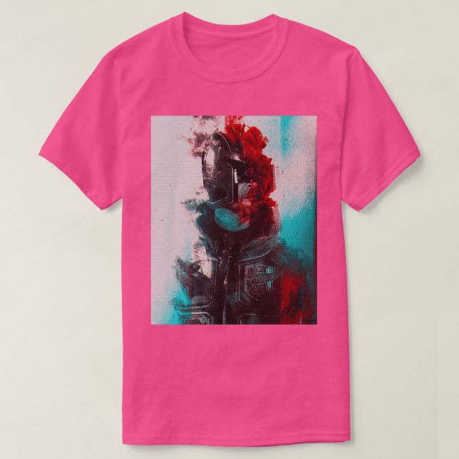 Mamma är inte lagen DREDD 2012 T Shirt (Design framsida)