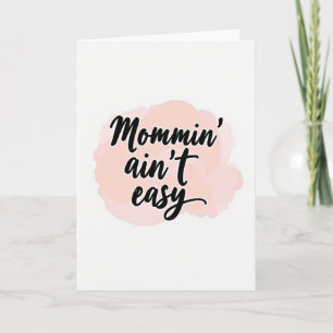 Mamma-är-inte-lätt Presentkort Kort