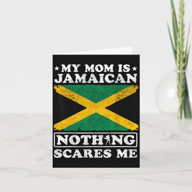 Mamma är jamaicansk ingenting skrämmer Jamaicas mo Kort (Framsida)