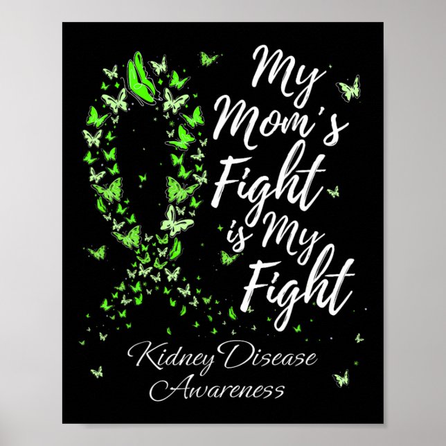 Mamma är medveten om min kamp mot njursjukdom poster (Framsidan)