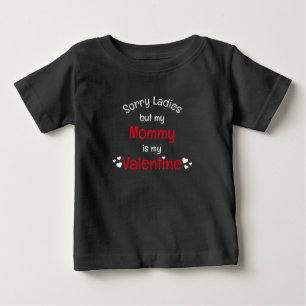Mamma är min Alla hjärtans dag ledsen damer Baby T Shirt