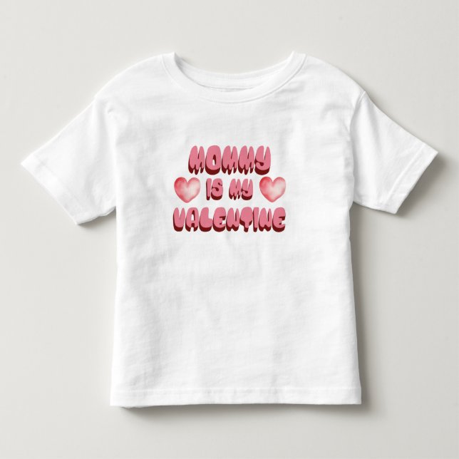 Mamma är min Alla hjärtans dag T Shirt (Framsida)