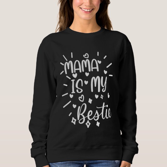 Mamma är min Bestie 23 T Shirt (Framsida)