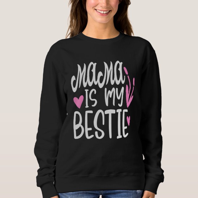 Mamma är min Bestie 4 T Shirt (Framsida)