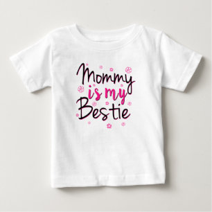 Mamma är min besties roliga flicka-skjorta tee shirt