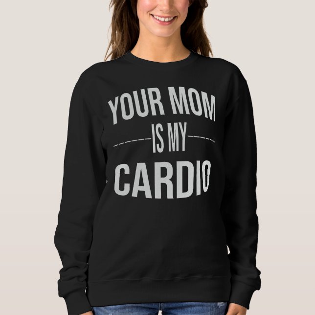 Mamma är min Cardio Gym Satt T Shirt (Framsida)