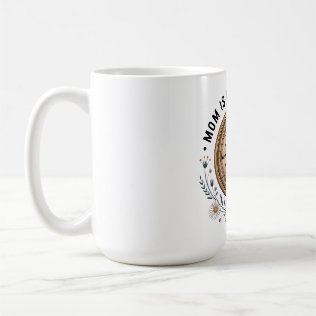 Mamma är min hemmaserver kaffemugg (Vänster)