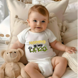 Mamma är min Hero Baby-dräkt T Shirt