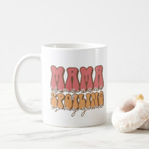 Mamma är min Namn som förstör min lek Mors dag Kaffemugg