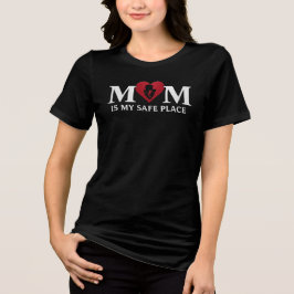 Mamma är min trygga plats Elegant moderskapstypogr T Shirt