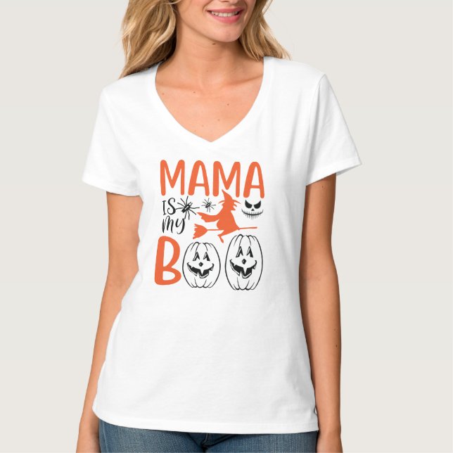 Mamma är mitt bokspråk Mamma T Shirt (Framsida)