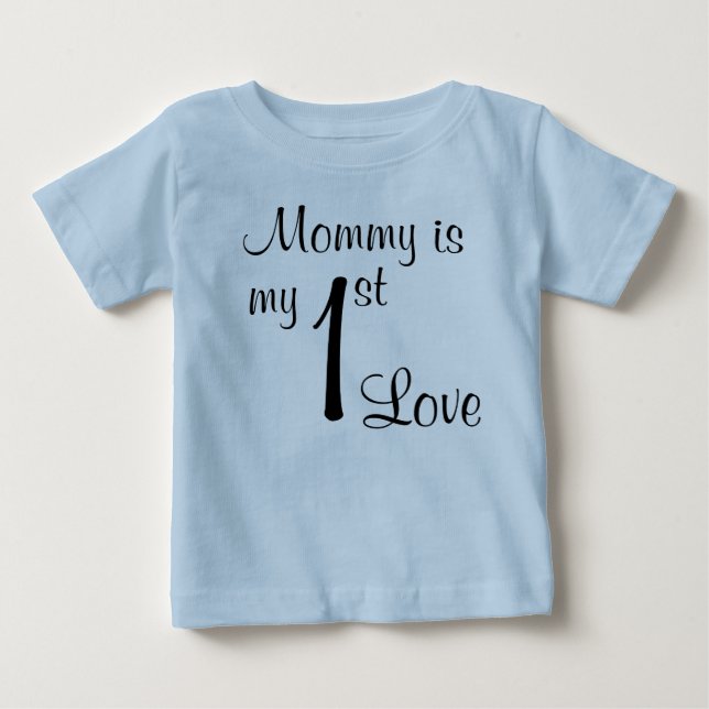 Mamma är mitt första Kärlek Tee (Framsida)
