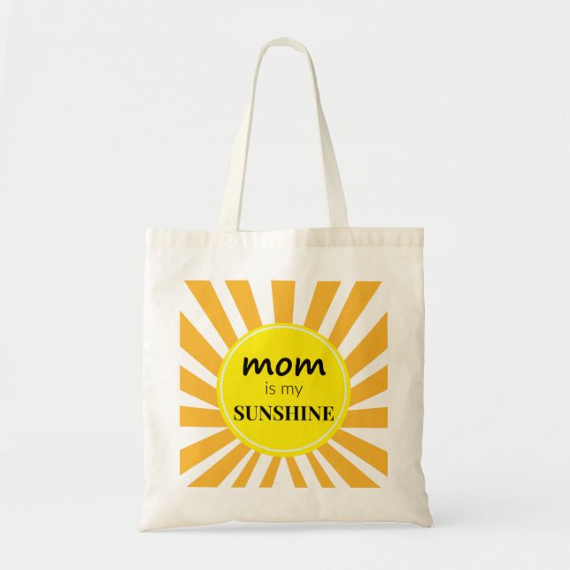 Mamma är My Sunshine Tote Bag Tygkasse (Framsidan)