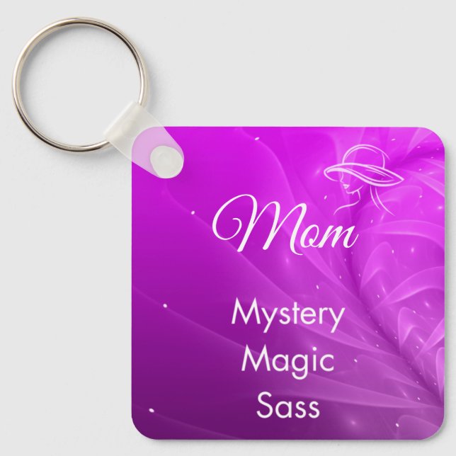 Mamma är Mysterium, Magi, Fräckhet & Själslig Nyck Nyckelring (Framsida)