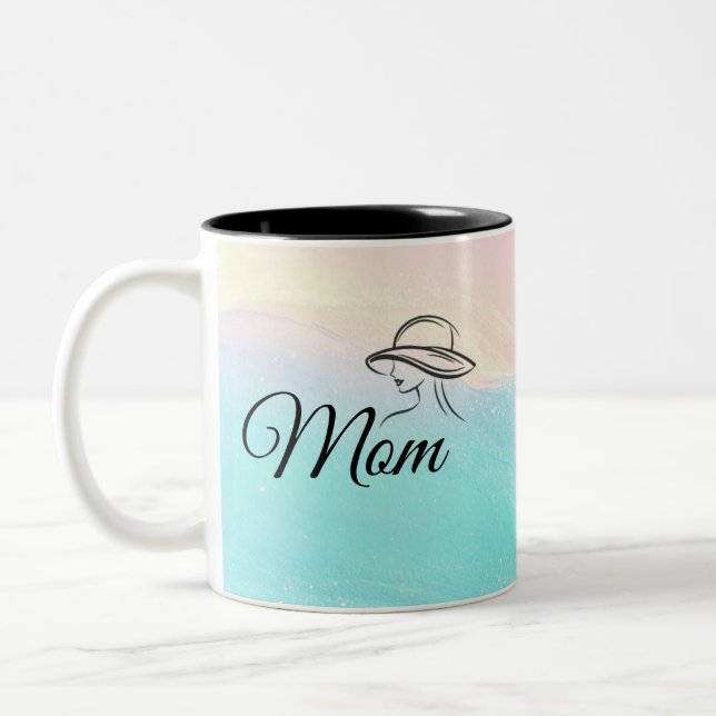 Mamma är Mystery Mag Sass & Soul Mugg Pastell Teal (Vänster)