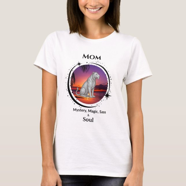 Mamma är mystisk magisk fräckhet & själ T-shirt Le (Framsida)
