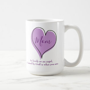 Mamma är så vacker som en ängel kaffemugg