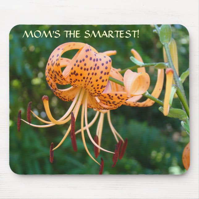MAMMA ÄR SMARTAST! Musmattor Present Tiger Lilies (Framsidan)