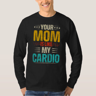 Mamma är som min Cardio Romantic Par Costum T Shirt