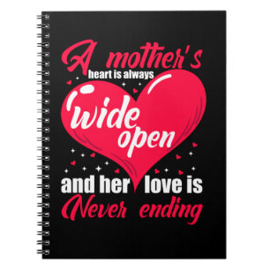 Mamma Art A Mor Heart Anteckningsbok