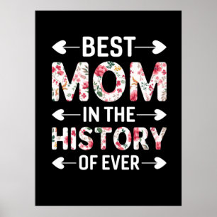 Mamma Art Bästa Mamma i historien Poster