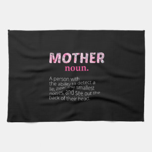Mamma Art Blommigt Mor Definition Kökshandduk