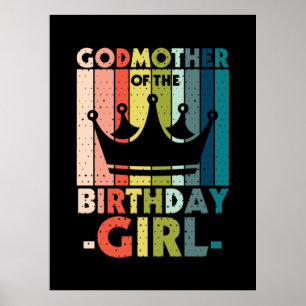 Mamma Art Godmor till Birthday Girl Poster
