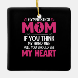 Mamma Art Gymnastics Mamma Julgransprydnad Keramik