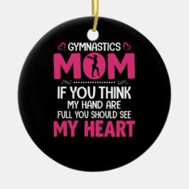 Mamma Art Gymnastics Mamma Julgransprydnad Keramik