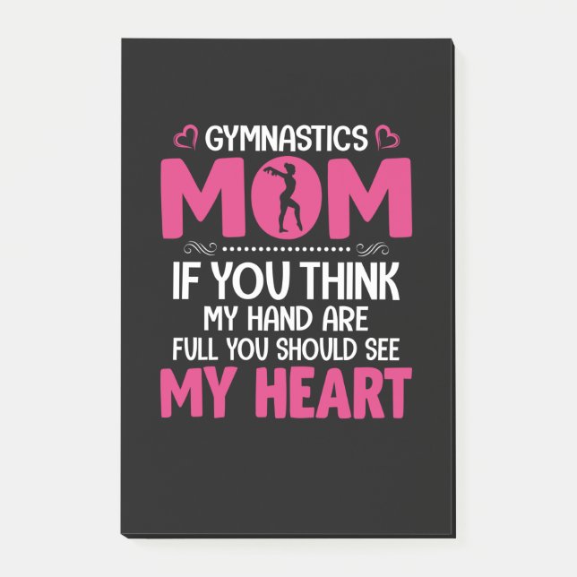 Mamma Art Gymnastics Mamma Post-it Block (Framsida)