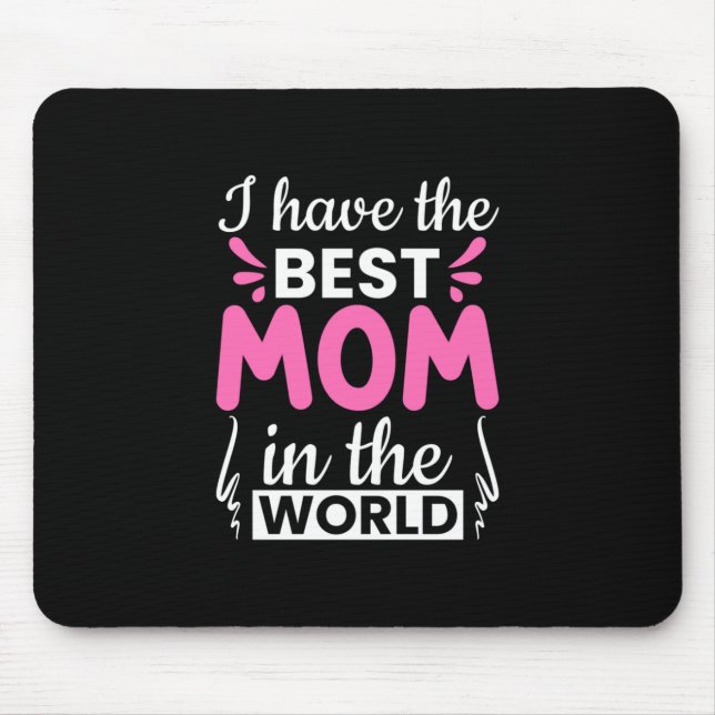 Mamma Art I har det bästa Mamma Musmatta (Framsidan)