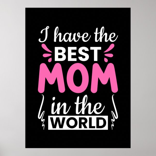 Mamma Art I har det bästa Mamma Poster (Framsidan)