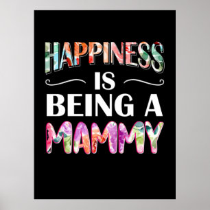 Mamma Art-lycka är ett Mamma Poster