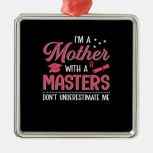 Mamma Art Mor med mästare Julgransprydnad Metall