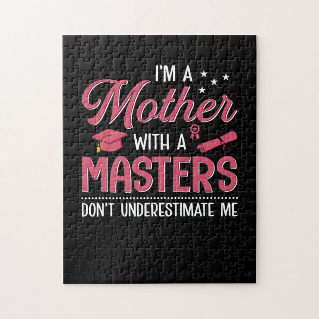 Mamma Art Mor med mästare Pussel (Vertikal)