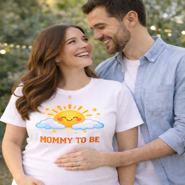 Mamma Att Bli Solsken Bebis Shower T Shirt (Skapare uppladdad)
