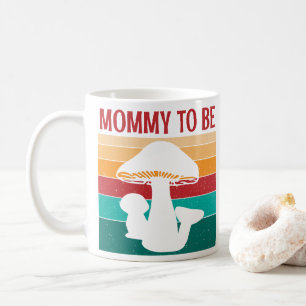 mamma att vara babydusch kaffemugg