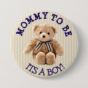 Mamma att vara, knapp för Nalle babykläder