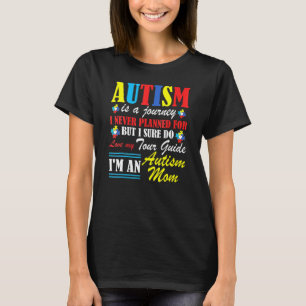 Mamma Autism Acceptans Autism Är En Resa T Shirt